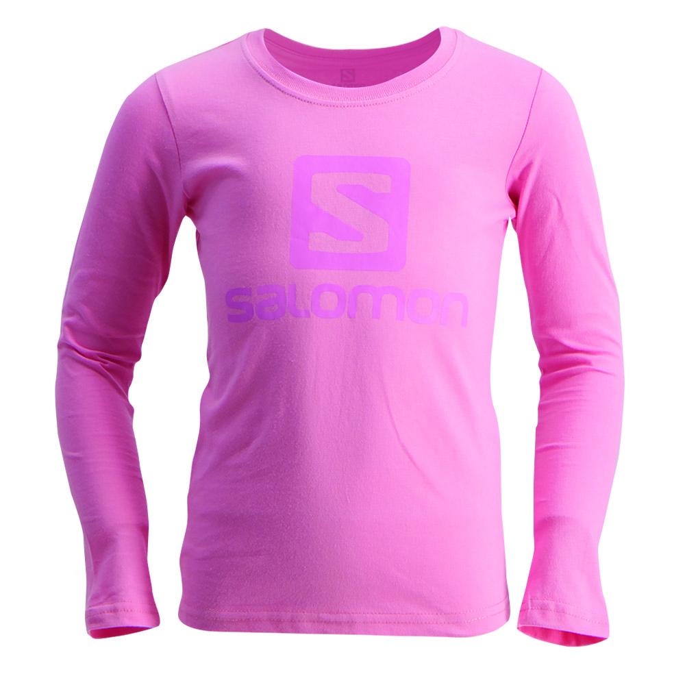 Salomon WARRIOR LS G Camisetas Niños - Rosas - Colombia (46507-SKDU)